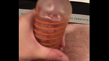 Preview 2 of Shyla Cassie - Solo male uses Tenga Spinner to rub one out