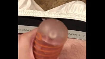 Preview 3 of Shyla Cassie - Solo male uses Tenga Spinner to rub one out