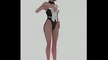 Preview 3 of Wife Homemade Non Consent - Cute Little Bunny Girl Spin