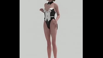 Preview 1 of Wife Homemade Non Consent - Cute Little Bunny Girl Spin