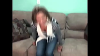 Preview 2 of Cctv Kenya Sexy - Sexy babe sits on sofa and shows her tits and tight pussy