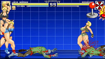 Preview 2 of Unconscious Rapp - Lucia Morgan vs zombies