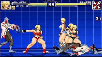 Preview 4 of Unconscious Rapp - Lucia Morgan vs zombies