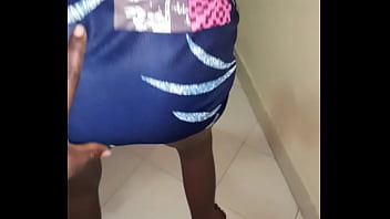 Preview 1 of Andy Vs - Ebony ass in skirt