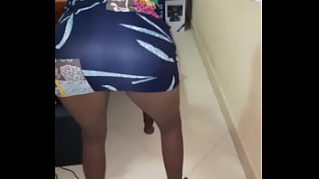 Preview 4 of Andy Vs - Ebony ass in skirt