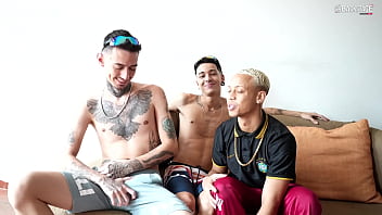 Preview 1 of Mom Son Taboo Film - Bastidores - Ed Oliveira &amp_ Fabriccio &amp_ Lucas Ferrari - Bareback (Broderagem)