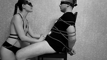 Preview 1 of Homme Masque - ivypoisonsex tied up a guy and fucked him (Captive)
