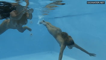 Preview 3 of Dani Daniel Mom Fuck By Son - Pornstars Irina and Angelica swimming together