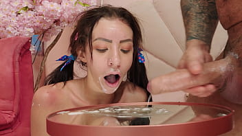 Preview 4 of Andraxxxbf - Beautiful latina Gih Spanic gets hard and dirty anal fucking with piss in throat from monster cock EKS550