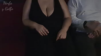 Preview 1 of Nikki Milano - Manoseada en el cine acaba tocando la polla a desconocido