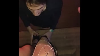 Preview 4 of Ainday Xxx Video - The girl has been treated to a couple of cocktails and she almost gives herself to the first man she meets like a whore. OF LEAK