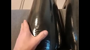 Preview 1 of Malaysia Anal Hd - Hei&szlig_ mit Vinyl leggings