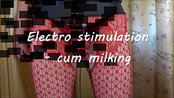 Preview 1 of Purnub Indonesia - Electro stimulation - cum milking