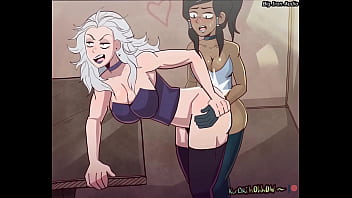 Preview 2 of Lesbians Cuming On Girls Face - Korra x Noi Futanari Dorohedoro