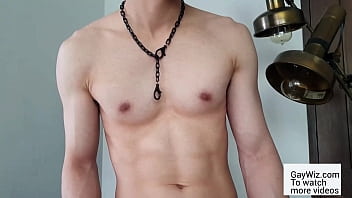 Preview 2 of Son Oops Mom Creampie - Slim Asian model show his big cock first time