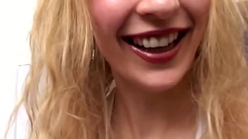 Preview 4 of Laura Orsolya Fake Taxi - off stage hard my friend wanted to fuck my cock for the first time