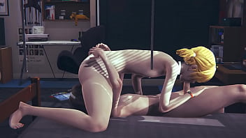 Preview 2 of Chinese Mom Son Xnxx Romance - Yaoi Femboy - Fer hardsex with 2 boys - Sissy crossdress Japanese Asian Manga Anime Film  Game Porn Gay