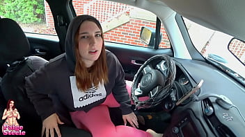 Preview 1 of Thailand Xxx Girl - Sneaking In Car To Masturbate