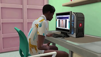 Preview 2 of Dasha Masturbaciq Realifekam - Indian Stepmom catches her stepson masturbating in front of the computer watching porn videos || adult videos || Porn Movies