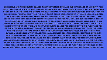 Preview 2 of Banxxxvideo Com - The brunette and the security guard&#039_s friends