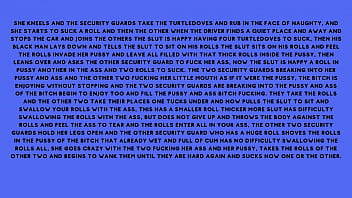 Preview 3 of Banxxxvideo Com - The brunette and the security guard&#039_s friends