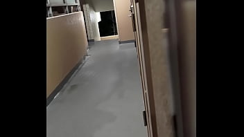 Preview 1 of Hijab Burqa Porn - 変態廊下露出　【朱音もみじ】