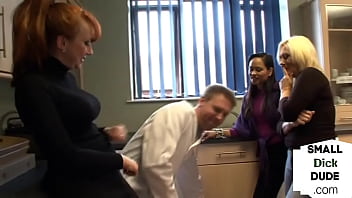 Preview 1 of Soni Lien Xxxx - Small cock fellow jerked by amateur 2 matures and Asian