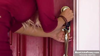 Preview 1 of Uae Xnxx - Lesbo MILF licks stepteen and her friend