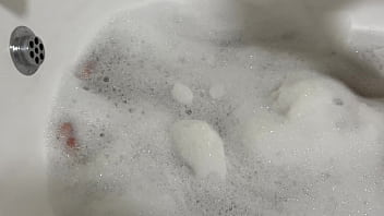 Preview 3 of Daughter And Mom Cheat - Singing into bath