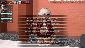 Preview 1 of Doktor Liks - Holiday Island - Raising the Girls Stats pt 2   Natasha fucking in Ladies room