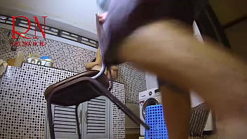 Preview 1 of Sunny Lelone Pron Video - Housewife fucked in the washing machine. pussy licking,  cunillingus. Domination in laundry. 3