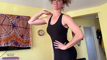 Preview 1 of Cassandra Calogera Carmella Bing - Best friends STEPMOM has a Huge Ass Swallows Dick in Ripped Yoga Pants