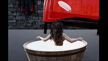 Preview 2 of Www Mylucah Com - Bathtime involving a hottie and a demon
