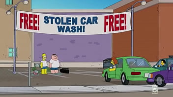 Preview 1 of Mom Teach Fnm - Homer and Peter have a Car Wash