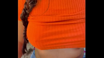 Preview 2 of Brsa 30 - O enteado n&atilde_o consegue descansar no sof&aacute_,  ent&atilde_o assista a madrasta se masturbando e transe com ela mais tarde na cama compartilhada Roseredvip