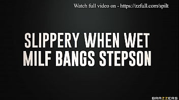 Preview 4 of Brittney Bbc - Slippery When Wet MILF Bangs Stepson - Uptown Jenny / Brazzers  / stream full from https://zzfull.com/spilt