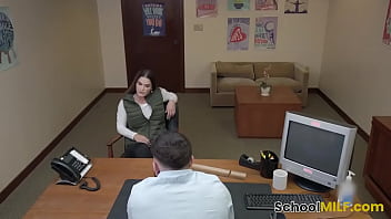 Preview 1 of Back Trampling - How to be a director and fuck the conceited MILF Kendra Heart,  stepmother of a student with a lot of money?