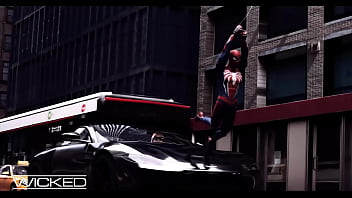Preview 1 of Mom S0n Xxx - SPIDEYPOOL - Big Tittied Mary Jane Rides Deadpool&#039_s Cock - Wicked