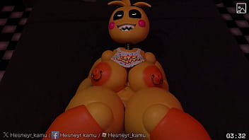 Preview 4 of Romantic Son And Mom Xxx Video - FNAF - Chica Vaginal