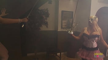 Preview 1 of Alexis Texas Ava Adam - These blonde milf bitches look amazing while wearing sexy stockings making out and sharing a big hard dick