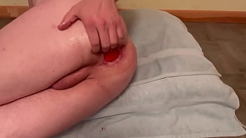 Preview 4 of Arab Teen Casting - Apple insertion