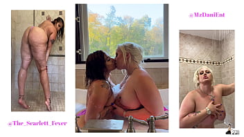 Preview 2 of Danish Granny Cam - Mz. Dani and Scarlett get Hot and Wet in the Jacuzzi