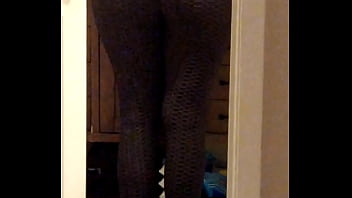 Preview 3 of Black Lezban - Wife leggings ass