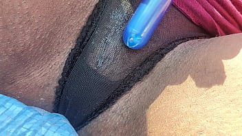 Preview 2 of Beautiful Xnxx Vedio Download - Outside on all four peeing my panties as I show you my hair vagina slurp my pee up and spit it on u
