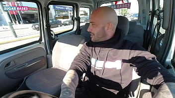 Preview 1 of Black Garter - SugarBabesTV - Greek Taxi: Nail Me In The Rear