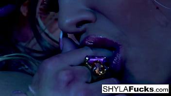 Preview 1 of Swww Xxx Free - Busty Nikka obeys Shyla Stylez&#039_s commands in this erotic girl on girl sex