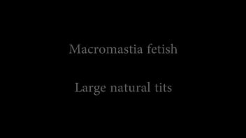 Preview 1 of Teen Jerking - macromastia fetish large natural tits