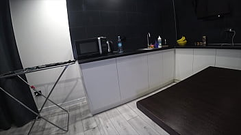 Preview 1 of At Horoz - Anal With Conversations! A Drinking Wife Pesters Her Husband In The Kitchen - Husband And Wife Homemade 4K