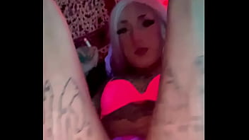 Preview 4 of Xxxbpv - Goth Trap Smokes and Shows Off