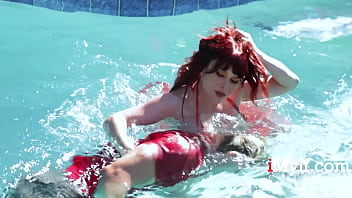Preview 1 of Amechar Video Indian - Drowning Balls Saved By A MILF,  Who Wants To Play With Them